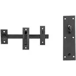 Renovators Supply Black Iron Gate Door Latch Lock Norfolk Door Latches Hardware