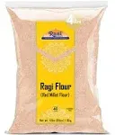 Rani Ragi (Finger Millet) Flour 64oz (4lbs) 1.81kg Bulk ~ All Natural | Vegan | Gluten Friendly | NON-GMO | Kosher | Indian Origin