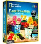 Flower &amp; Herb Gardening Kit with 3 Stainless Steel Pots, Paint &amp; Stickers, Arts 