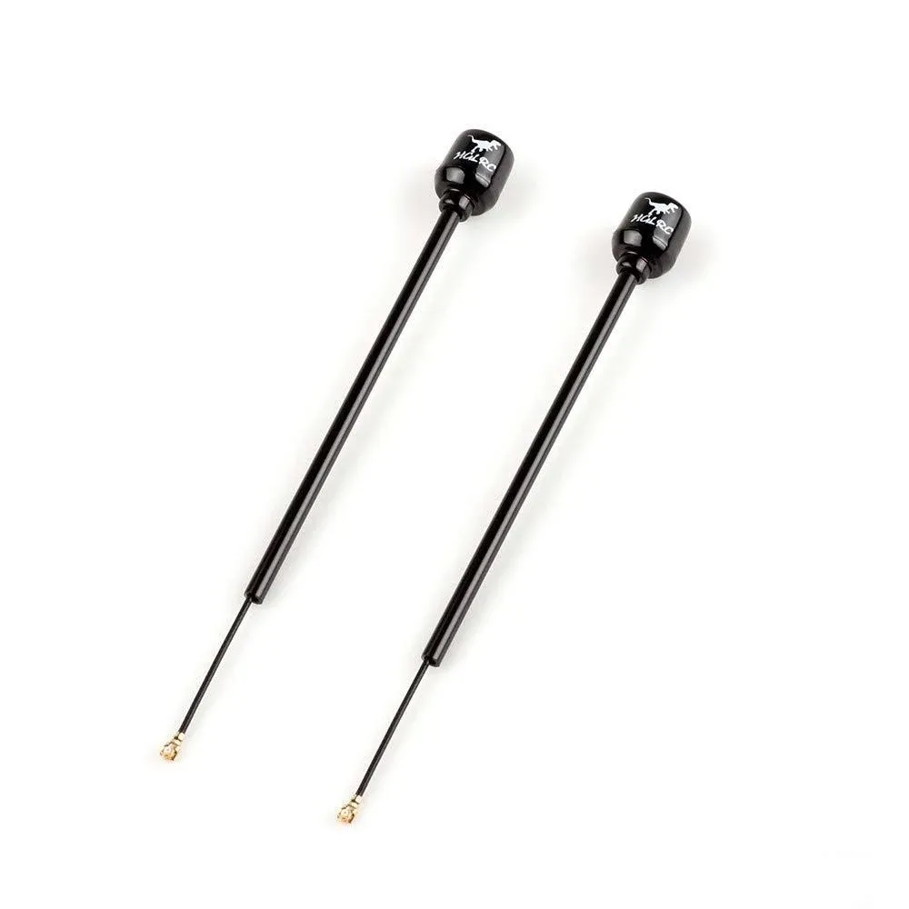 HGLRC LHCP Long Range Antenna FPV Hammer 2.5dBi Mini 5.8G for RC Drone (2pcs Long UFL)