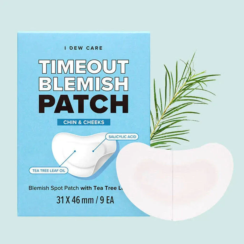 I DEW CARE - Timeout Blemish Patch Chin &amp; Cheeks - 31x46mm*9ea