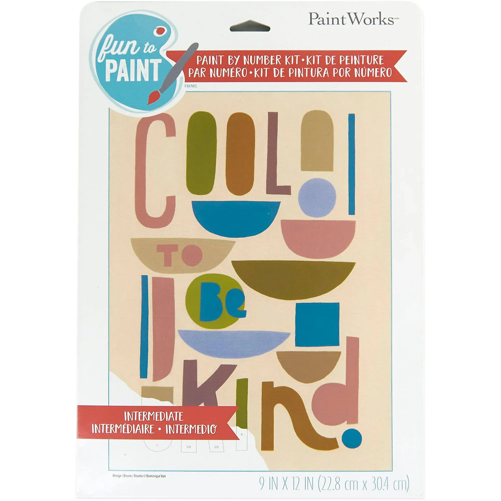 Paintworks Cool to Be Kind Paint by Number Kit