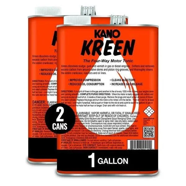 Kreen 1 Gallon High-Grade Gas & Oil Treatment, 2PK