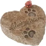 Precious Moments Always in Our Hearts - Pet Memorial Garden Stone