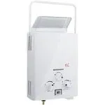 TENGCHANG 18L LPG Propane Gas Hot Water Heater 90000 BTU Tankless Instant Boiler Digital Display with Shower