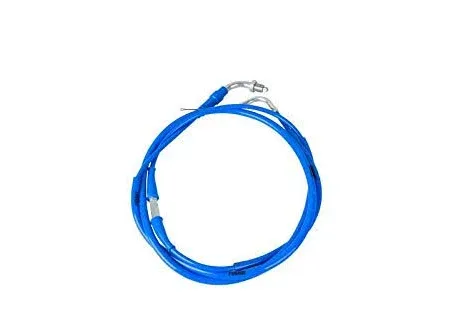 NIBBI High Performance Motorcycle Throttle Cable Adjustable GY6 Scooter Throttle Cable Flat Slide Carburetor Throttle Cable Red 185CM Fit Yamaha TaoTao Kymco SYM GY6 Scooter 125 150 Moped (blue)