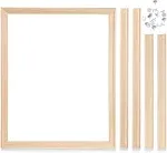 MingSH Art Stretcher Bars, Number Painting, 16x20 inch, Solid Wooden Frame for Oil Paintings, Canvas Frame Set, DIY Arts Accessory Supply, Home