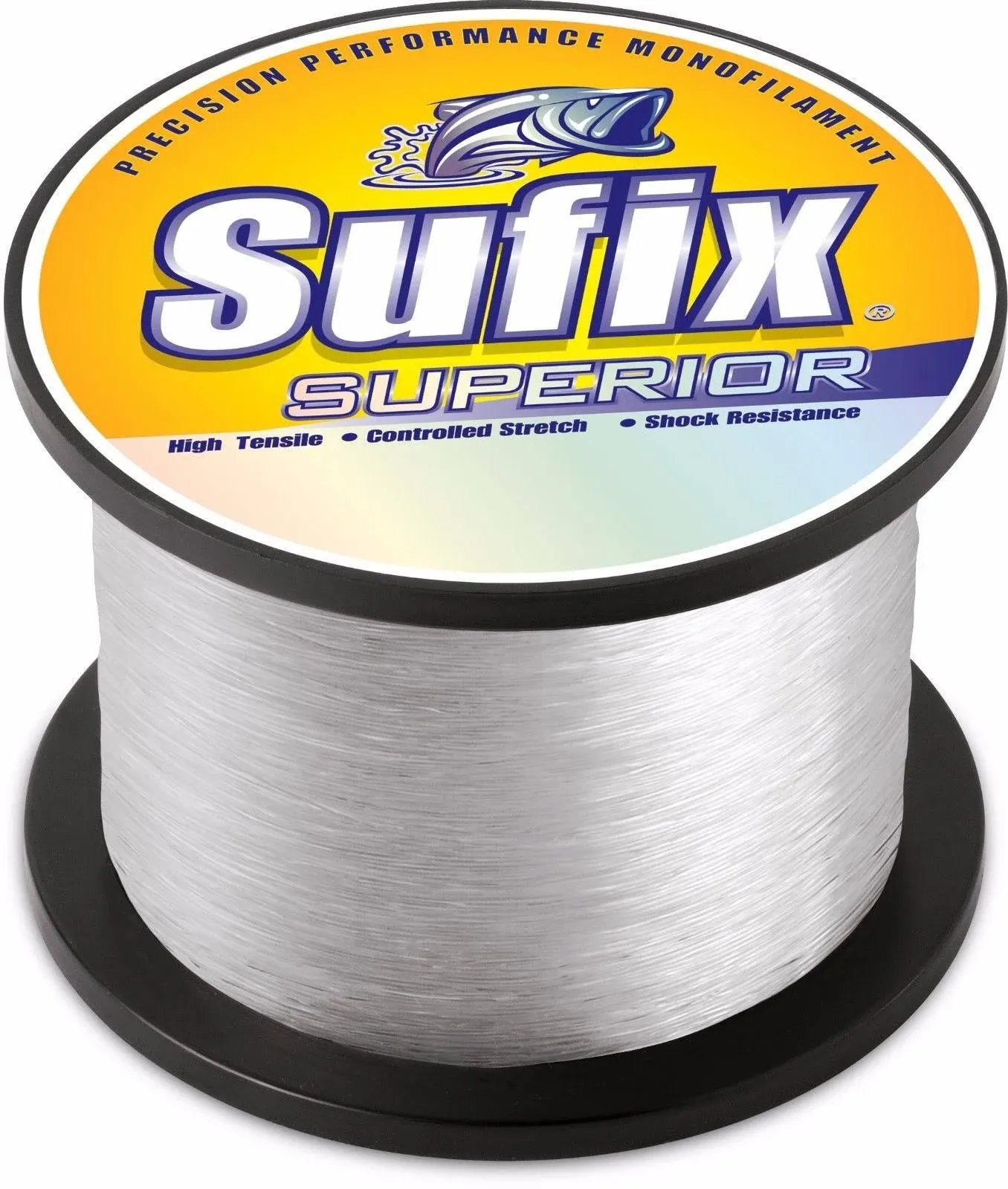 Sufix Superior Monofilament Line: 10 lb.; Clear