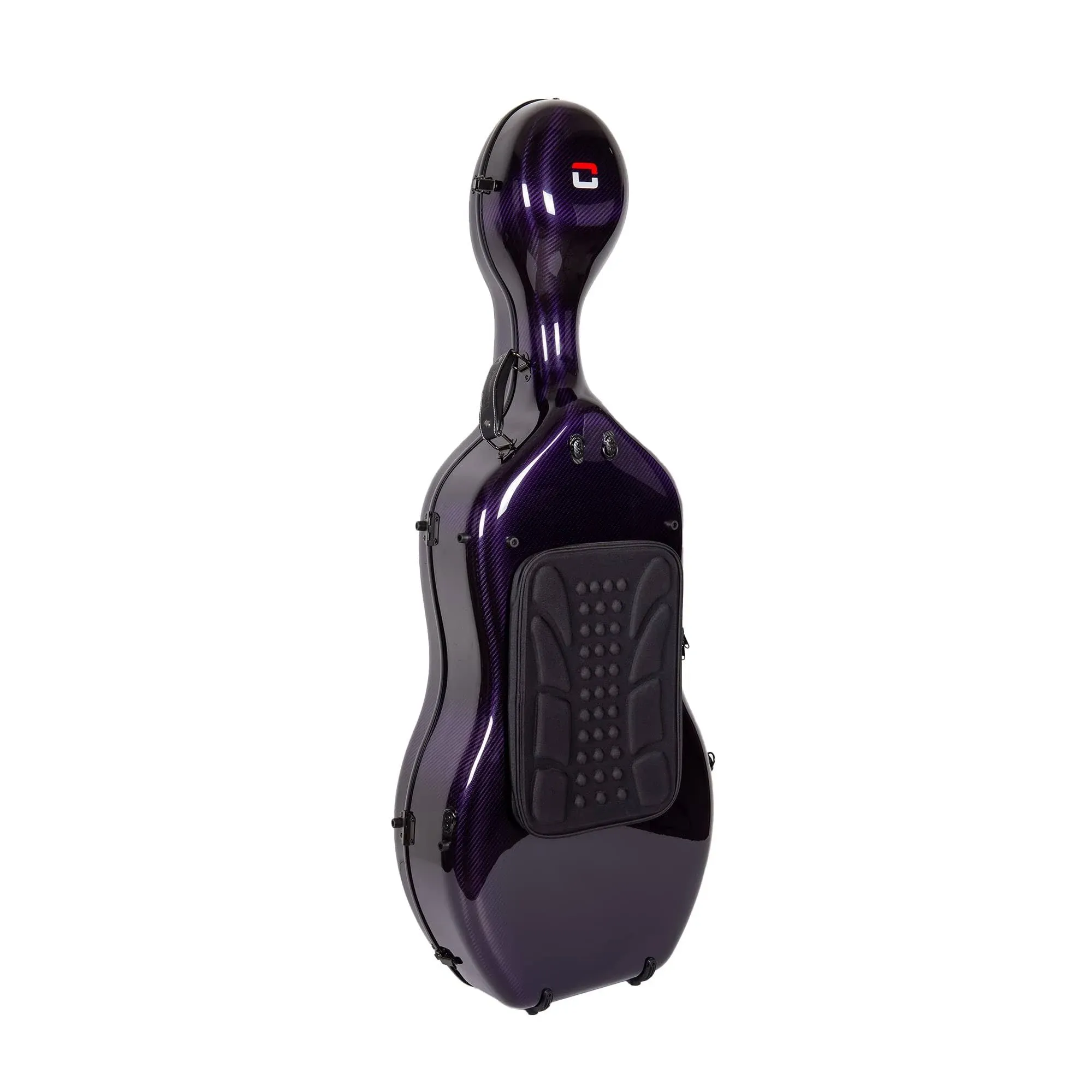 Crossrock 100% Carbon Fiber Case Fits 4/4 Full-Size Cello, Lightweight As 7 lb ...