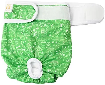 Petting Is Caring Dog Diapers Washable Reusable Female and Male Dog Diapers ...