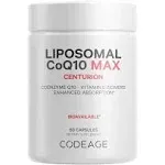 Codeage, Liposomal CoQ10 Max, Sport , 60 Capsules