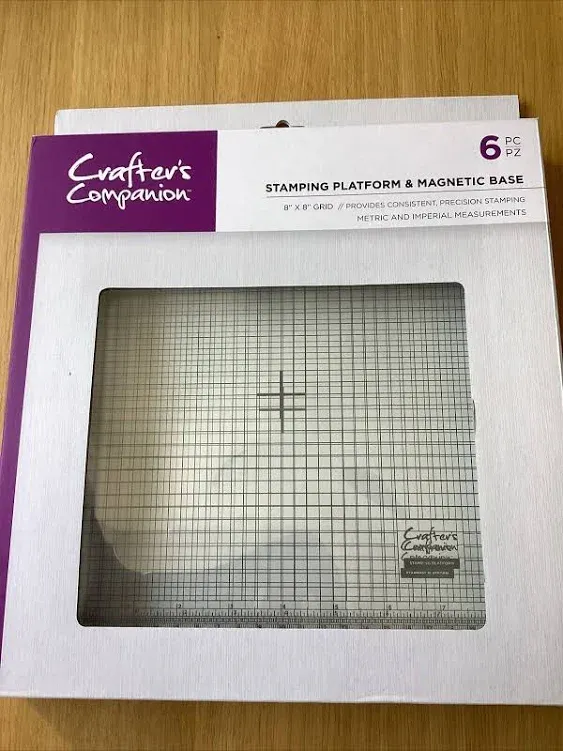 Crafter's Companion 8" x 8" Stamping Platform Magnetic Base