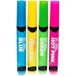 Rose Art  Neon Paint Markers Washable Sidewalk Chalk Paint Markers 4 piecs 