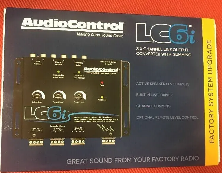 AudioControl LC6i 6-Channel Line Output Converter with Internal Summing