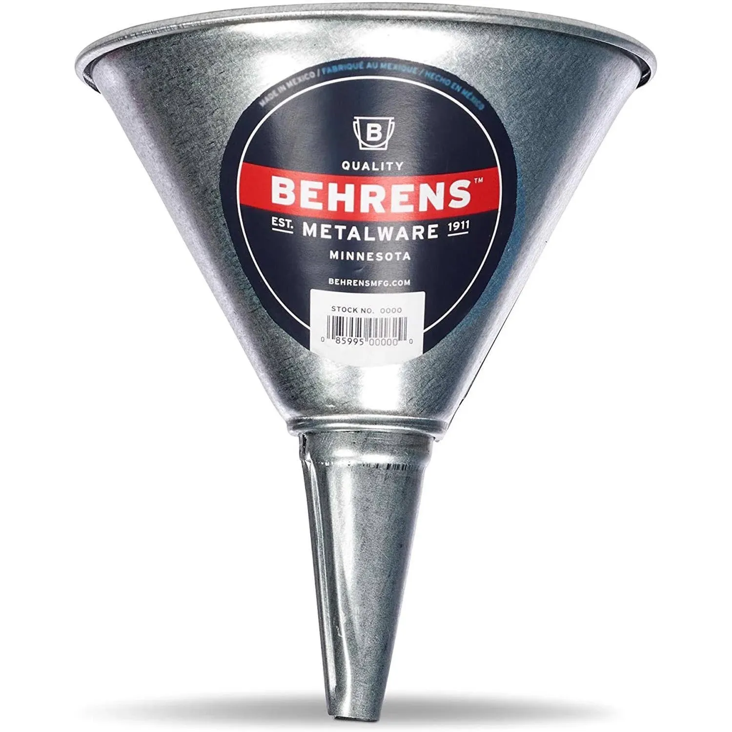 Behrens 1 Qt. Galvanized Steel Funnel