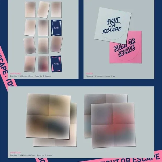 TOMORROW X TOGETHER TXT THE CHAOS CHAPTER : FIGHT OR ESCAPE TOGETHER Ver. [+Extra Photocard and Sticker] (ESCAPE : TOGETHER) (BHE0086)