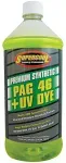 Supercool® P46-32D - Super Premium™ PAG-46 R134a Refrigerant Oil with Fluorescent Leak Detection Dye, 1 Quart