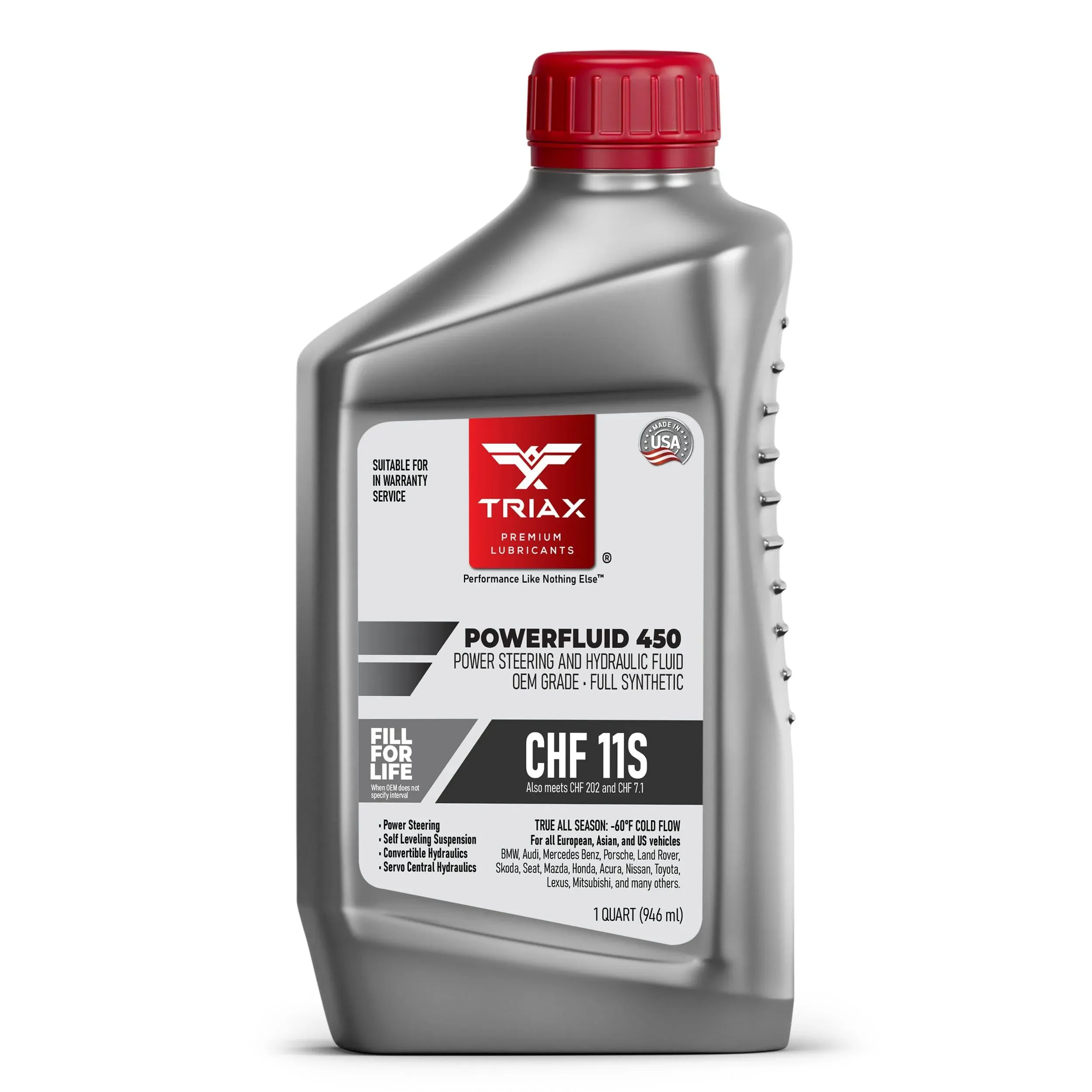 Triax Lubricants Powerfluid 450 Power Steering and Vehicle Hydraulics 1 Quart at AutoZone TRX2565