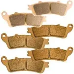 Front and Rear Sintered Brake Pads for Honda GL1800 GL 1800 A Goldwing F6B Deluxe 2001-2017