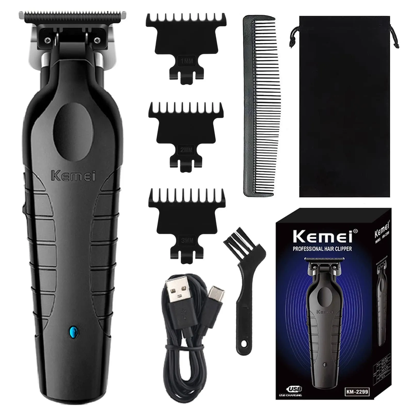 Kemei 2299 Trimmer Professional Cordless Hair Men