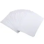 Newbested 100pcs White Watercolor Paper, 100% Rag Cotton Watercolor Paper Cold P