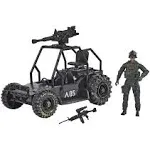 Elite Force Delta Force Attack Vehicle with 3.75&#034; Figure New in Box