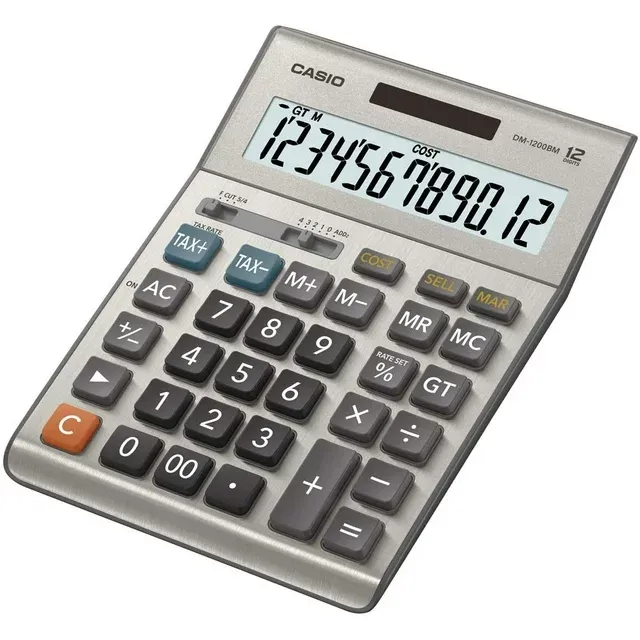 Casio Dm1200bm Desktop Calculator