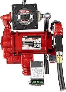 Fill-Rite FR319VBP 115V/230V 35 GPM Fuel Transfer Pump w/Digital Meter Package (Pulser Included)