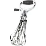 Hand Held Egg Beater, Made of Durable Stainless Steel - Measures 13" Long x 4" Wide, by Home Marketplace