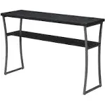 Convenience Concepts 111599BL X-Calibur Console Table, Black Woodgrain