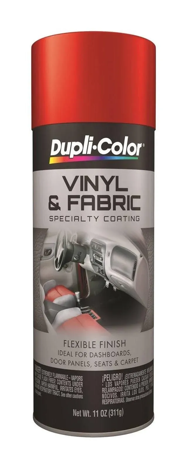 Dupli-Color HVP100 Vinyl and Fabric Coating Spray Paint - Red - 11 oz Aerosol Can