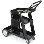 HAOCHUAN Black Portable Welder Welding Cart Plasma Cutter MIG TIG ARC Storage Tanks