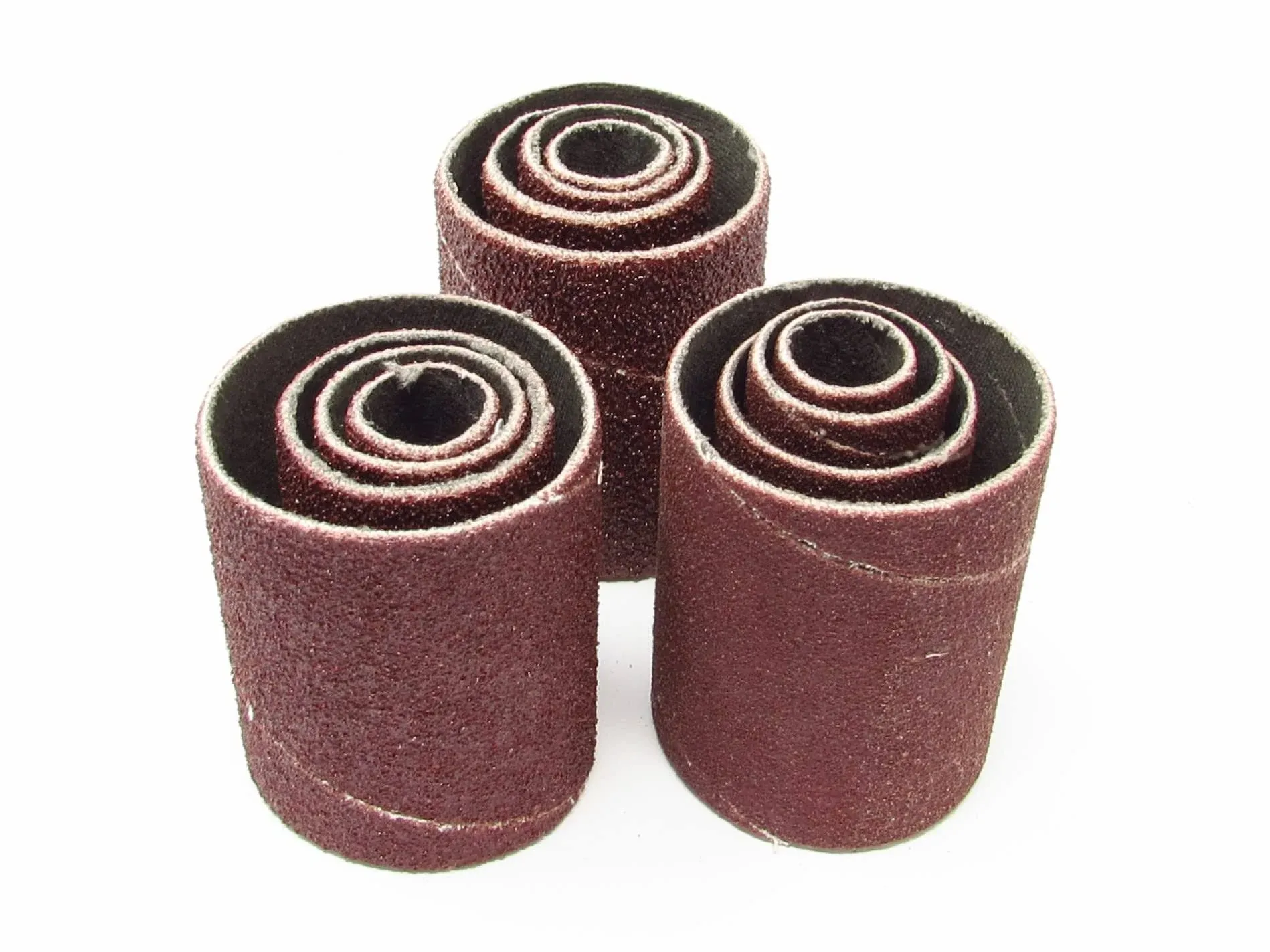 2 inch Long Spindle Sanding Sleeves for Rubber Drums - Set of 12  Assorted Grits