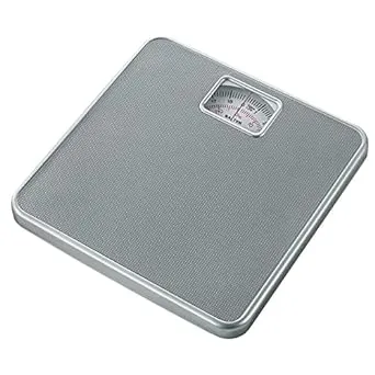 Salter Compact Mechanical Bathroom Scales – Easy to Read Analogue Dial, Fast + Reliable Weighing, Sturdy Platform, 120 kg Capaci