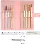 Tulip TCK-004 Classic 4 Crochet and Lace Needles 18 Piece Set