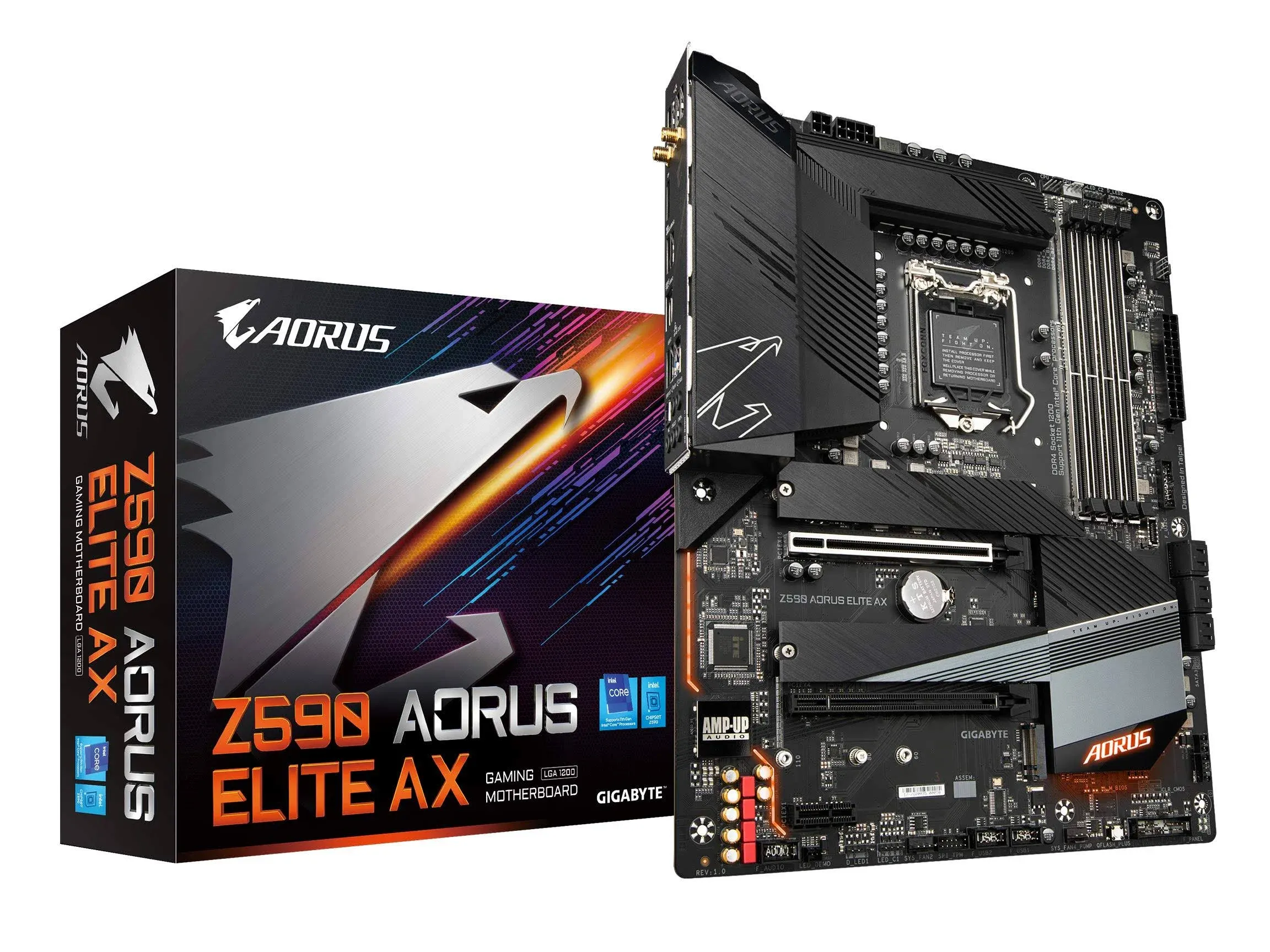 Gigabyte Z590 Aorus Elite AX Intel LGA 1200 ATX Motherboard