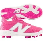 New Balance Kids' 4040v7 Youth Rubber-Molded - Pink/White (Size 6.5)