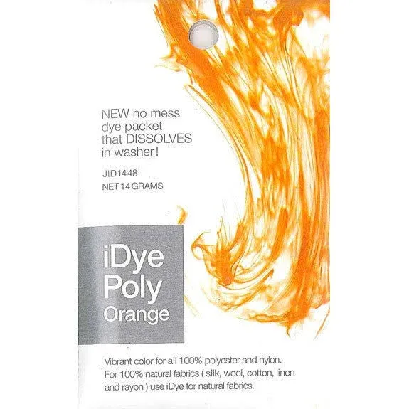 iDye  Poly Orange (for Polyester and Nylon)