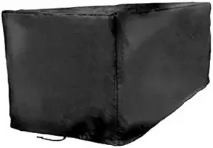 Sturdy Covers Deck Box Defender Cover - All-Season Outdoor Deck Box Cover (Black, Medium)