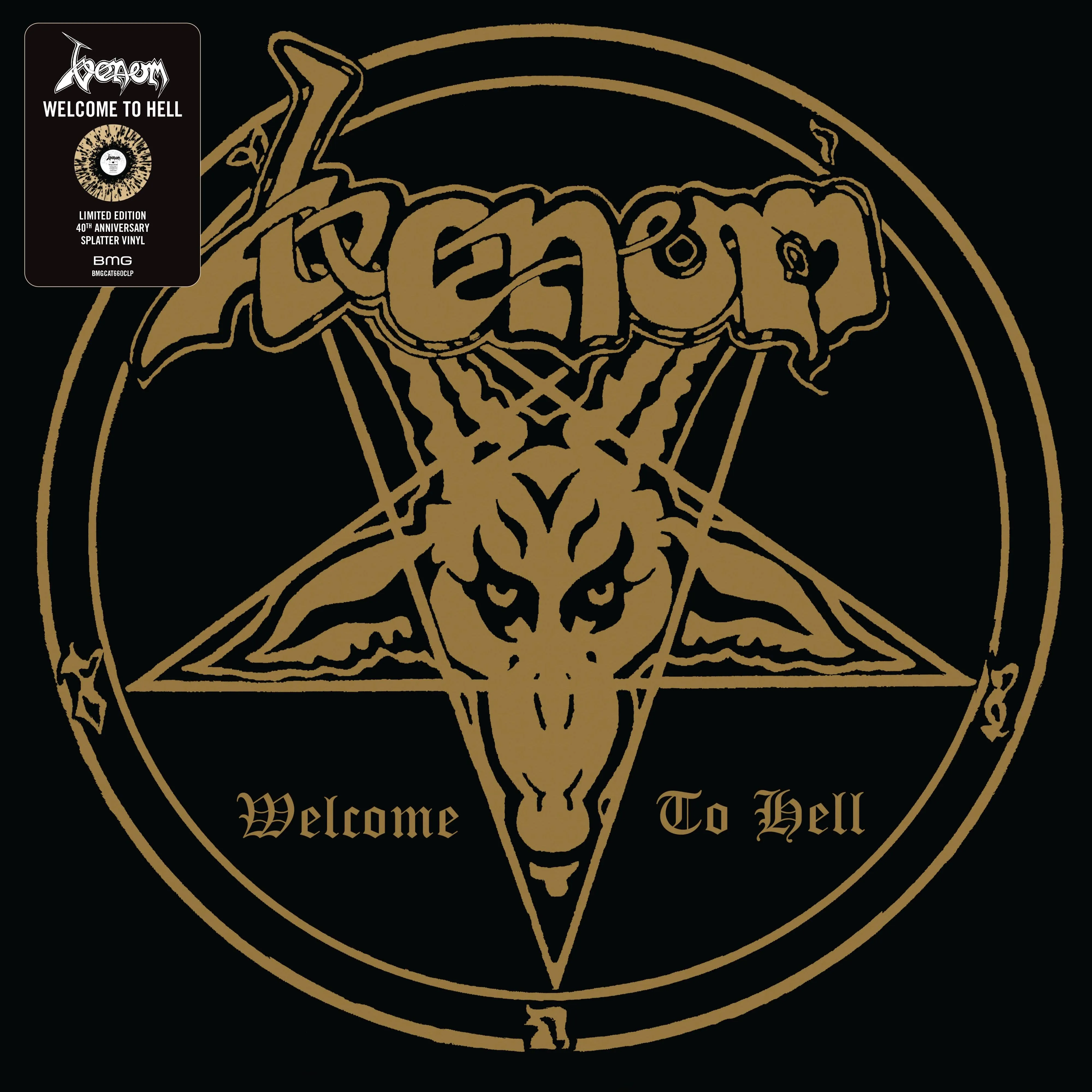 Venom - Welcome To Hell (40th Anniversary) Limited Edition - Splattered Vinyl