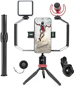 Smartphone Video Bundle with VXR10 PRO Directional Microphone Mini