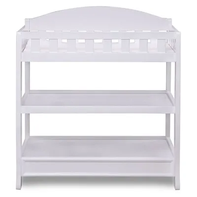 Delta Children Wilmington Changing Table with Pad, White