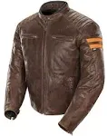 Joe Rocket Classic &#039;92 Jacket Mens Brown / Orange LG