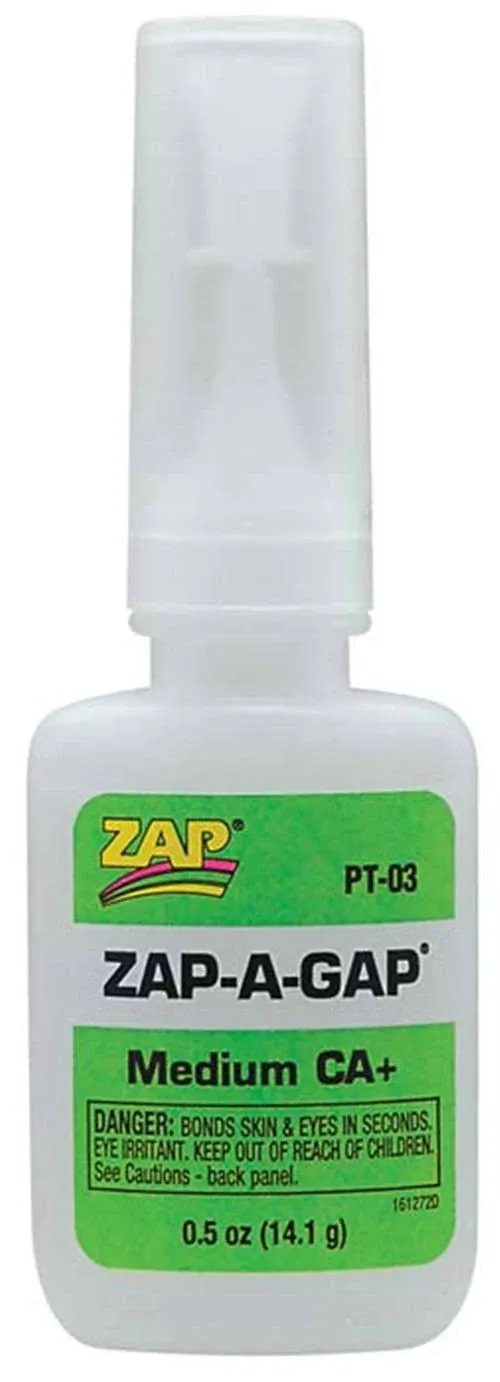 ZAP-A-GAP Non Flammable Glue Adhesive 0.5 fl.oz