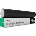 Cricut Premium Removable Vinyl (12 in × 15 ft), No-Residue Easy Removal up to 2 Years, Perfect for Indoor-Outdoor DIY Projects & Removable Decals, Compatible with Cricut Machines, White