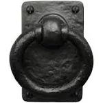 Iron Valley - 4.5&#039;&#039; Ring Pull - Door &amp; Gate Handle - Solid Cast Iron