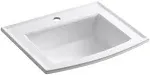 Archer&reg; 22-3/4&quot; rectangular drop-in bathroom sink