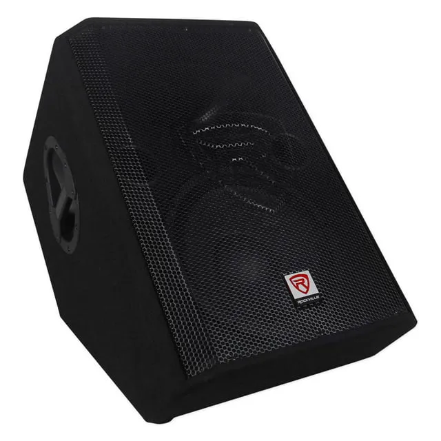 New Rockville RSM12P 12" 1000 Watt 2-Way Passive Stage Floor Monitor Speaker