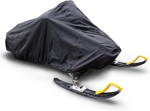 Budge SM-4 Sportsman Snowmobile Cover, Waterproof, Black, XLarge: Fits snowmobiles 145" L x 51" W x 48" H