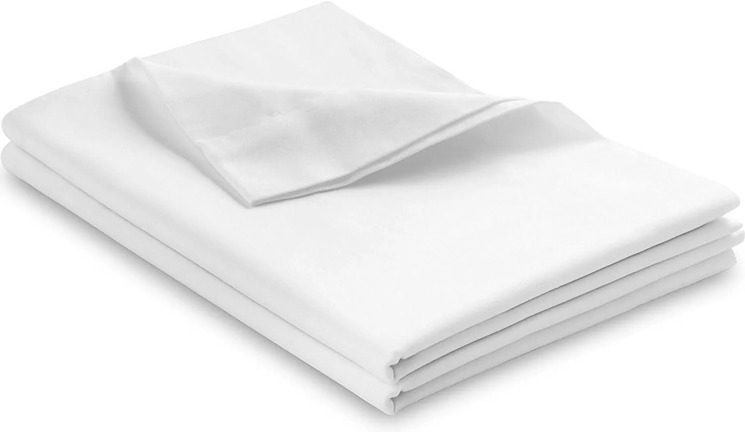 Luxury Flat Sheets 1 Piece in White 100% Egyptian Cotton 800 Thread Count- King